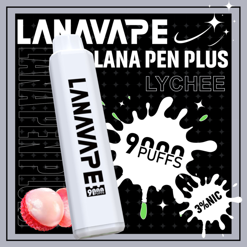 拉娜拋棄式 9000 口 荔枝