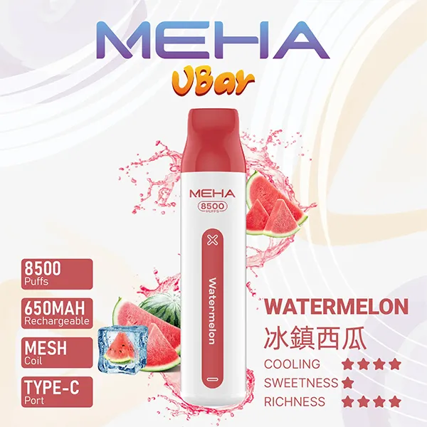 魅嗨拋棄式8500口 冰鎮西瓜